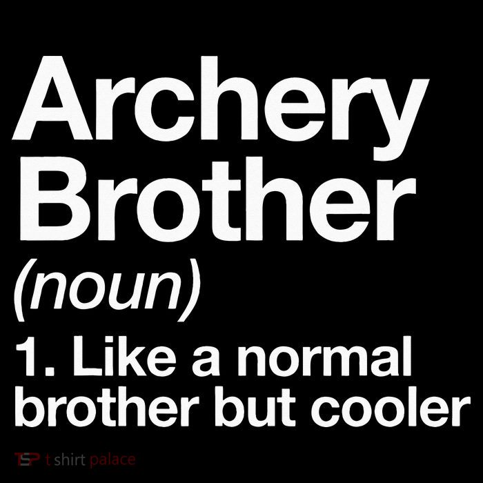 Archery Brother Definition Funny Sports Flatbill Hat