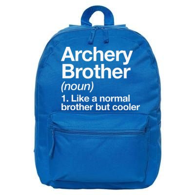 Archery Brother Definition Funny Sports 16 in Basic Backpack