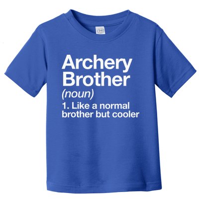 Archery Brother Definition Funny Sports Toddler T-Shirt