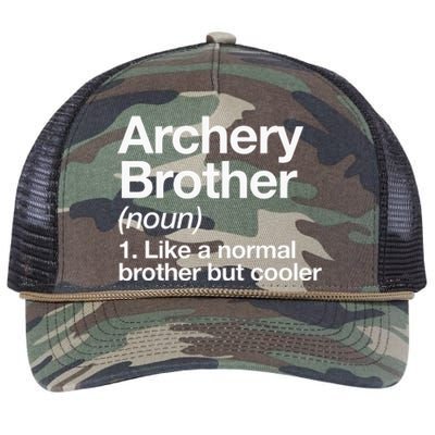 Archery Brother Definition Funny Sports Retro Rope Trucker Hat Cap