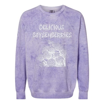 Arcane Bullshit Delicious Boysenberries Colorblast Crewneck Sweatshirt