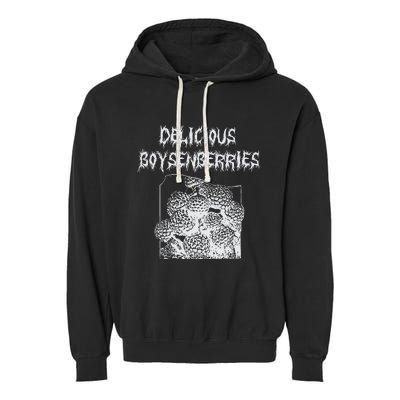 Arcane Bullshit Delicious Boysenberries Garment-Dyed Fleece Hoodie