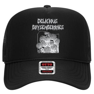 Arcane Bullshit Delicious Boysenberries High Crown Mesh Back Trucker Hat