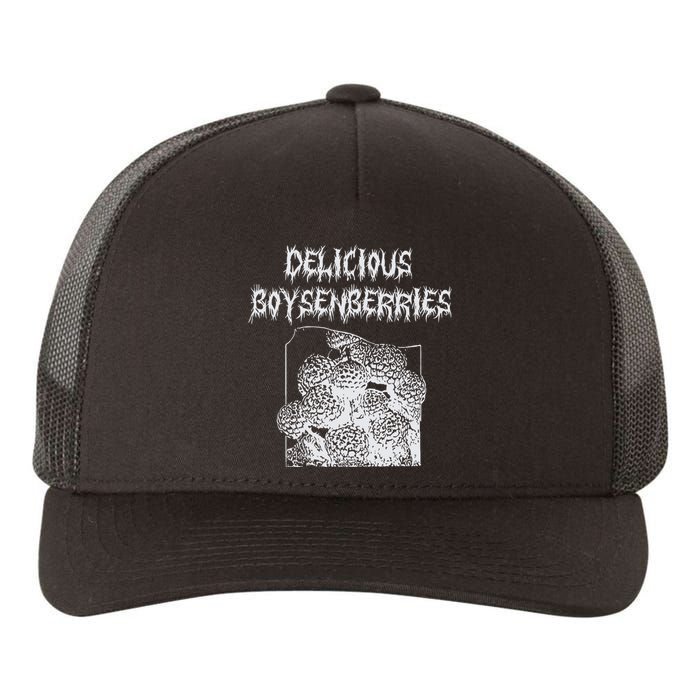 Arcane Bullshit Delicious Boysenberries Yupoong Adult 5-Panel Trucker Hat