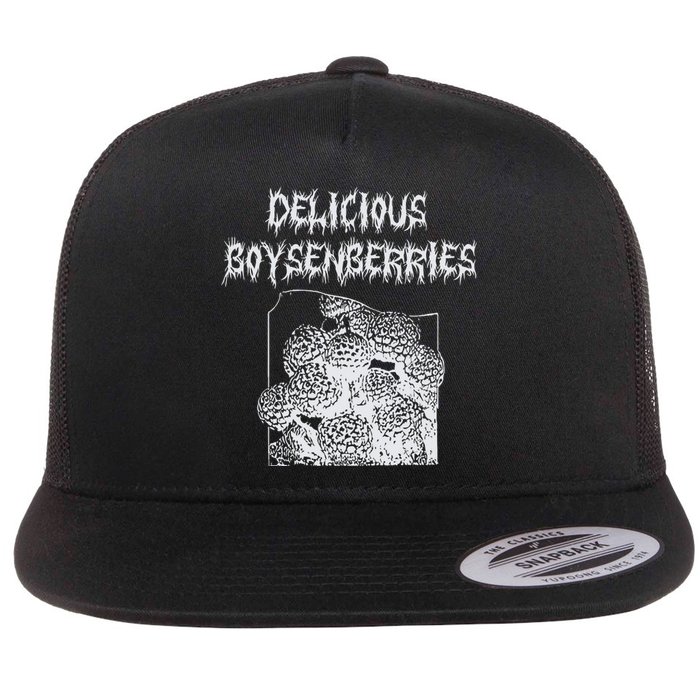 Arcane Bullshit Delicious Boysenberries Flat Bill Trucker Hat