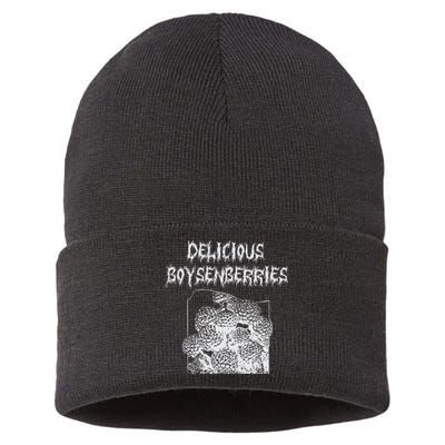 Arcane Bullshit Delicious Boysenberries Sustainable Knit Beanie