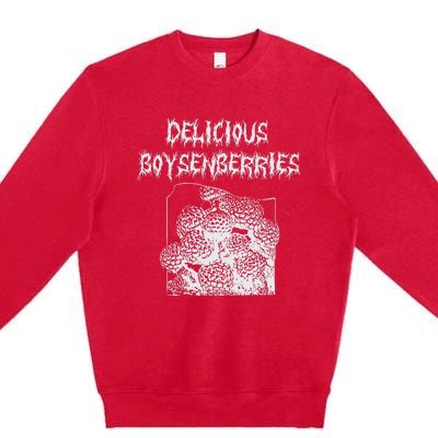 Arcane Bullshit Delicious Boysenberries Premium Crewneck Sweatshirt