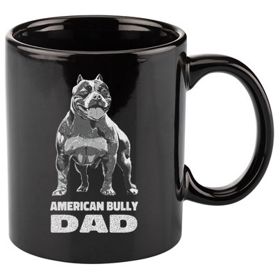 American Bulldog Dog Lover American Bully Dad Cool Gift 11oz C Handle Ceramic Mug