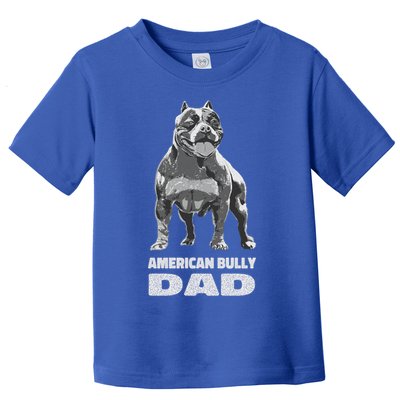 American Bulldog Dog Lover American Bully Dad Cool Gift Toddler T-Shirt