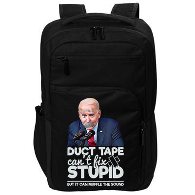 Anti Biden Duct Tape Can’t Fix Stupid Sarcastic Political Humor Biden Impact Tech Backpack