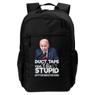 Anti Biden Duct Tape Can’t Fix Stupid Sarcastic Political Humor Biden Backpack