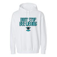 Arizona Baseball Dont Stop Beelieving Garment-Dyed Fleece Hoodie