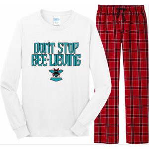 Arizona Baseball Dont Stop Beelieving Long Sleeve Pajama Set