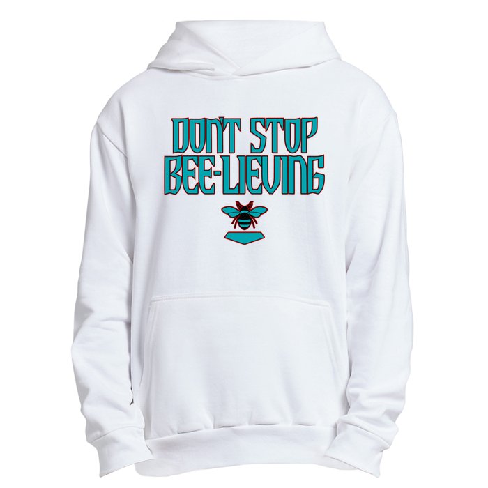 Arizona Baseball Dont Stop Beelieving Urban Pullover Hoodie