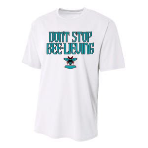 Arizona Baseball Dont Stop Beelieving Performance Sprint T-Shirt