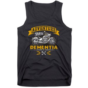 Adventure Before Dementia Funny Motorcycle Biker Gift Tank Top