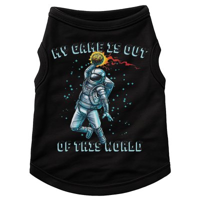 Astronaut Basketball Dunk Outer Space Game Out Of This World Doggie Tank