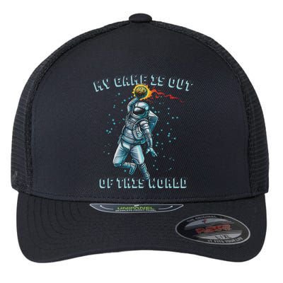 Astronaut Basketball Dunk Outer Space Game Out Of This World Flexfit Unipanel Trucker Cap