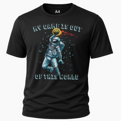 Astronaut Basketball Dunk Outer Space Game Out Of This World Performance Shirt