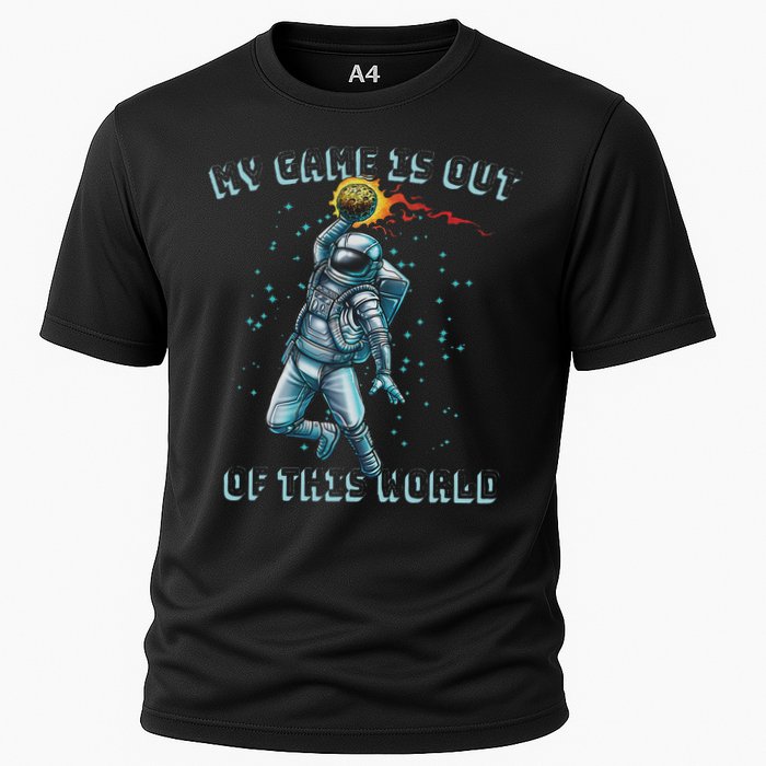 Astronaut Basketball Dunk Outer Space Game Out Of This World Performance Shirt