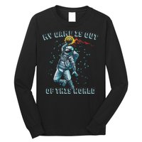Astronaut Basketball Dunk Outer Space Game Out Of This World Long Sleeve Shirt