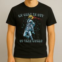 Astronaut Basketball Dunk Outer Space Game Out Of This World T-Shirt