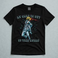 Astronaut Basketball Dunk Outer Space Game Out Of This World T-Shirt