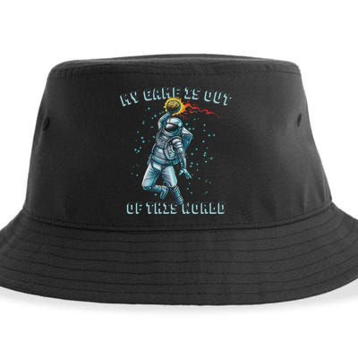 Astronaut Basketball Dunk Outer Space Game Out Of This World Sustainable Bucket Hat