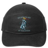 Astronaut Basketball Dunk Outer Space Game Out Of This World 7-Panel Snapback Hat