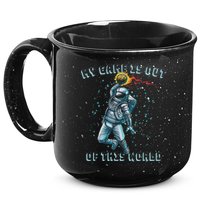 Astronaut Basketball Dunk Outer Space Game Out Of This World 15oz Campfire Ceramic Mug