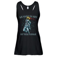 Astronaut Basketball Dunk Outer Space Game Out Of This World Ladies Essential Flowy Tank