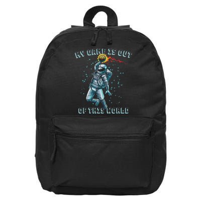 Astronaut Basketball Dunk Outer Space Game Out Of This World 16 in Basic Backpack