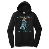 Astronaut Basketball Dunk Outer Space Game Out Of This World Women's Pullover Hoodie