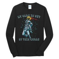 Astronaut Basketball Dunk Outer Space Game Out Of This World Tall Long Sleeve T-Shirt