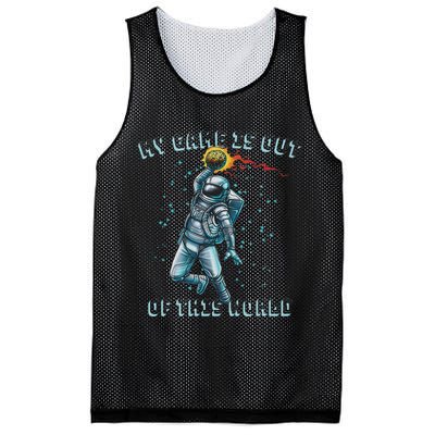 Astronaut Basketball Dunk Outer Space Game Out Of This World Mesh Reversible Basketball Jersey Tank