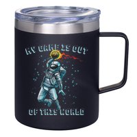 Astronaut Basketball Dunk Outer Space Game Out Of This World 12oz Stainless Steel Coffee Mug