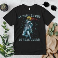 Astronaut Basketball Dunk Outer Space Game Out Of This World Premium T-Shirt