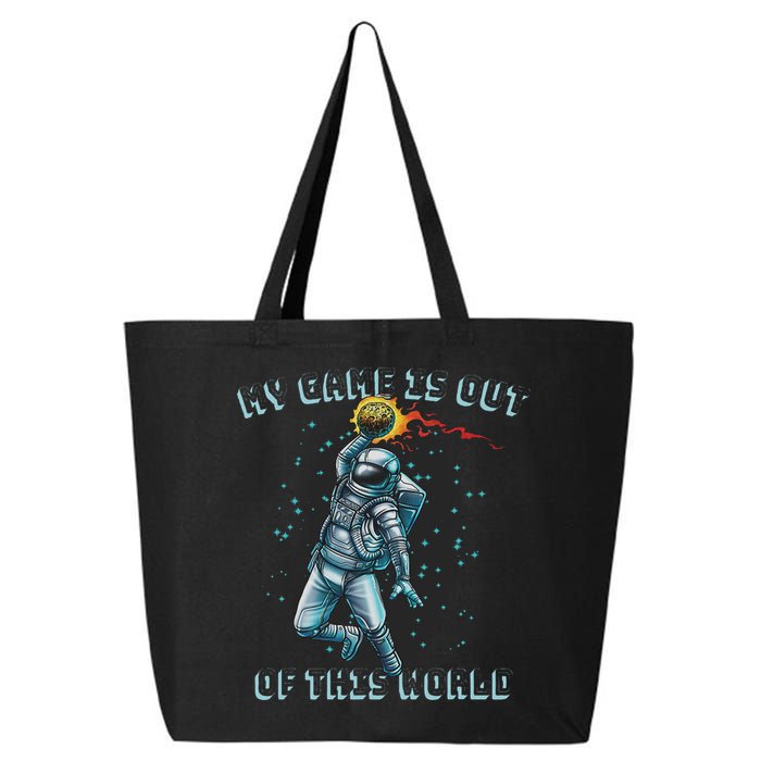 Astronaut Basketball Dunk Outer Space Game Out Of This World 25L Jumbo Tote