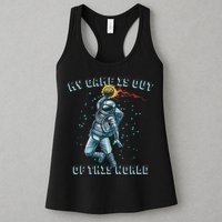 Astronaut Basketball Dunk Outer Space Game Out Of This World Womens Tank Top