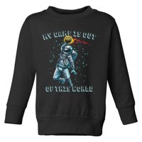 Astronaut Basketball Dunk Outer Space Game Out Of This World Toddler Sweatshirt