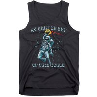 Astronaut Basketball Dunk Outer Space Game Out Of This World Tank Top