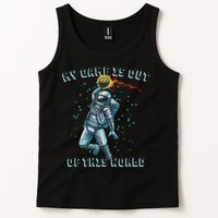Astronaut Basketball Dunk Outer Space Game Out Of This World Tank Top