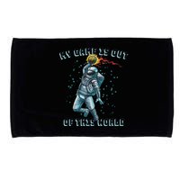 Astronaut Basketball Dunk Outer Space Game Out Of This World Microfiber Hand Towel