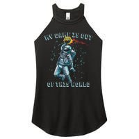 Astronaut Basketball Dunk Outer Space Game Out Of This World Women's Perfect Tri Rocker Tank