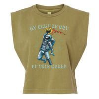 Astronaut Basketball Dunk Outer Space Game Out Of This World Garment-Dyed Women's Muscle Tee