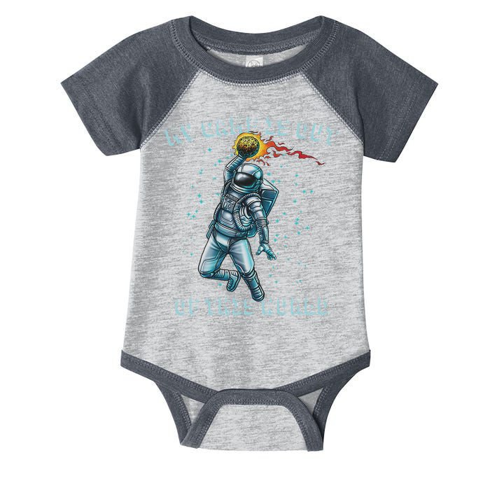 Astronaut Basketball Dunk Outer Space Game Out Of This World Infant Baby Jersey Bodysuit