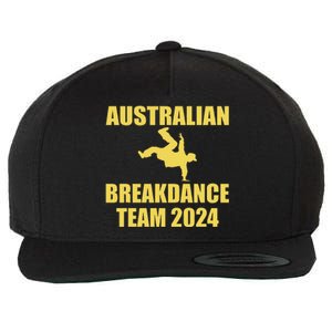 Australian Break Dancing Matching Wool Snapback Cap