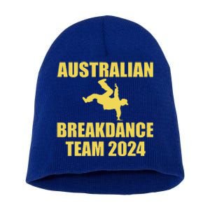 Australian Break Dancing Matching Short Acrylic Beanie