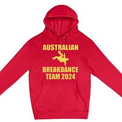 Australian Break Dancing Matching Premium Pullover Hoodie