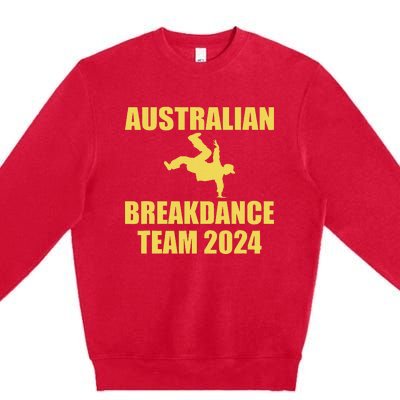 Australian Break Dancing Matching Premium Crewneck Sweatshirt